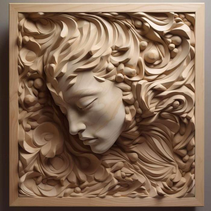 نموذج ثلاثي الأبعاد لآلة CNC 3D Art 